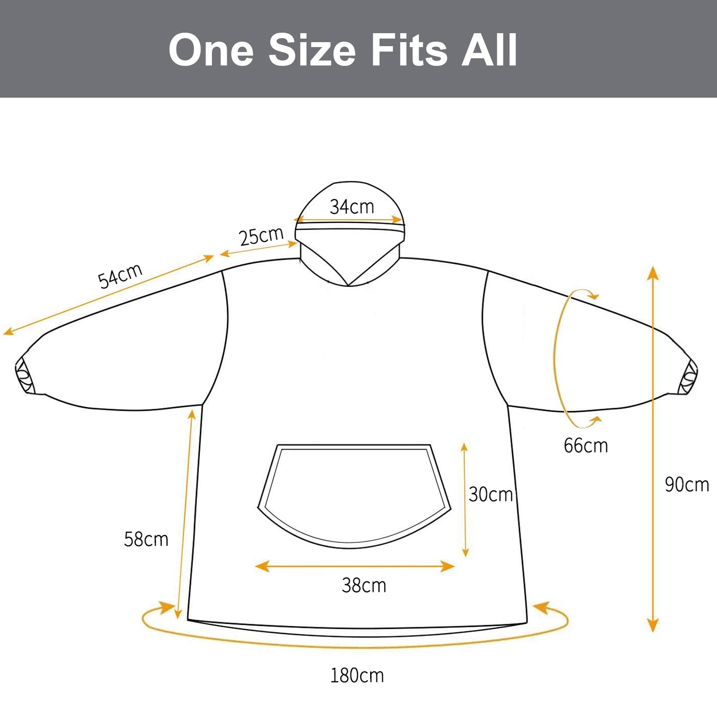 Softan Super Cozy Warm and Soft Hooded Blanket Sweatshirt, Faux Fur Blanket Sweatshirt with Large Pocket, One Size Fits All