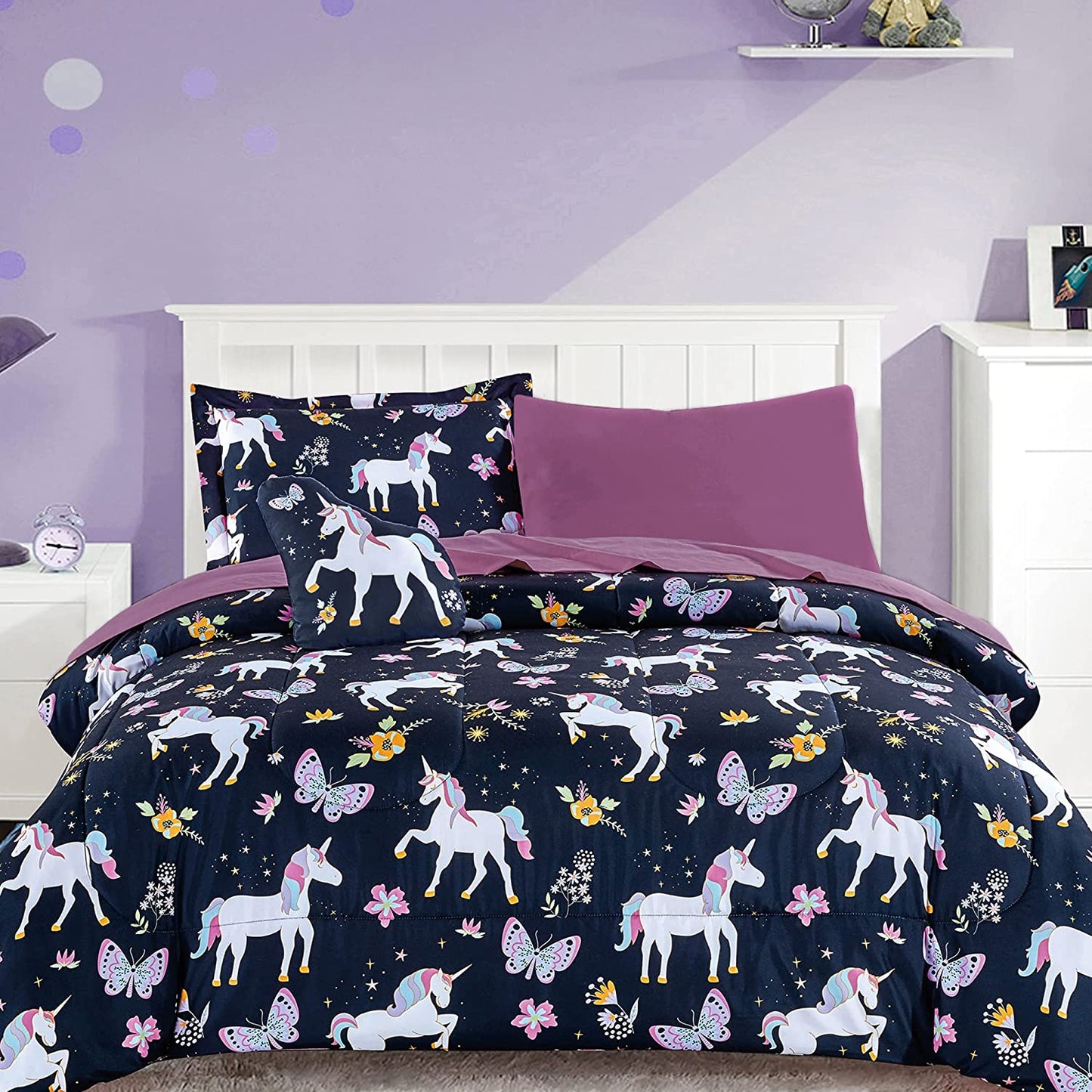 Kids Comforter Bed Set for Girls and Boys