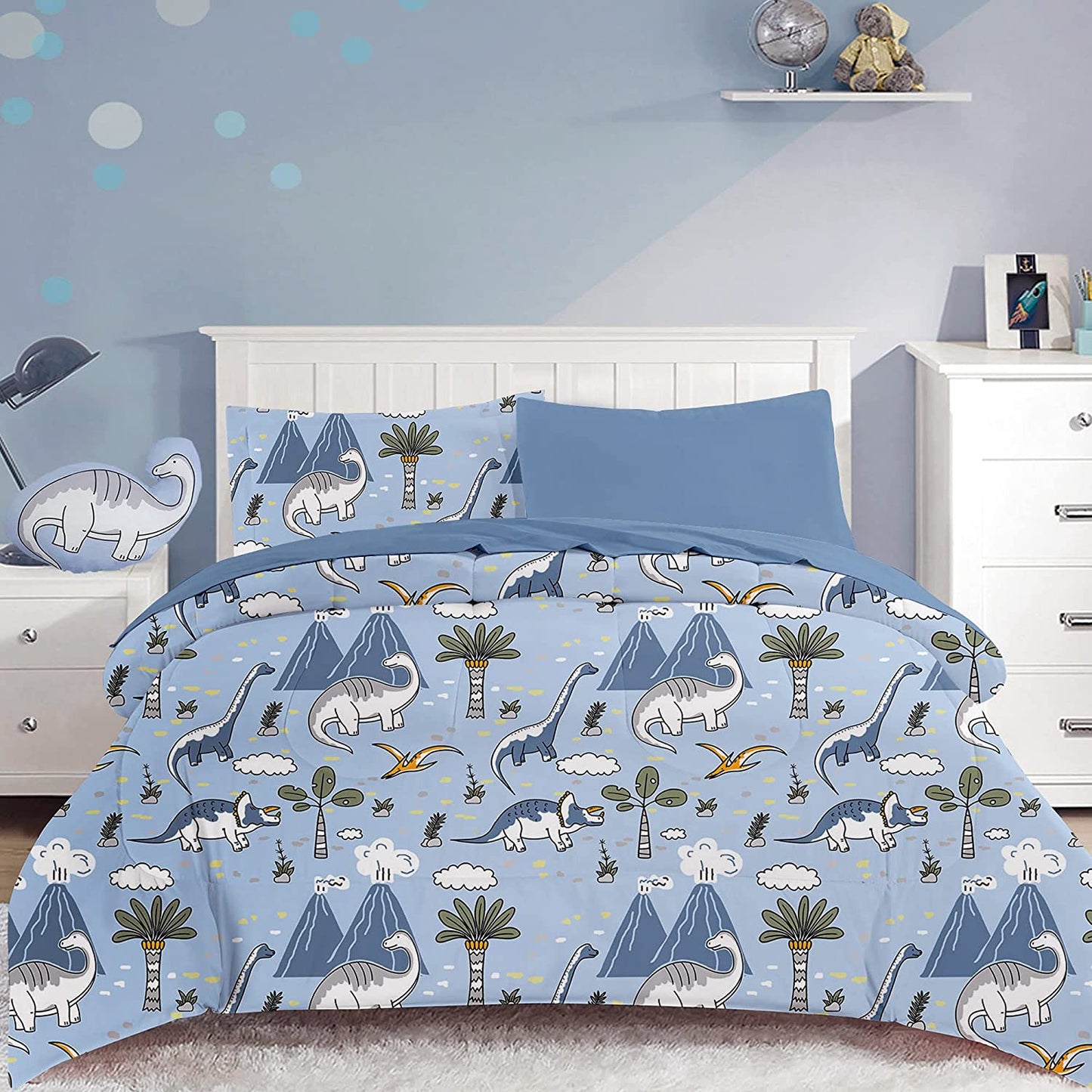 Kids Comforter Bed Set for Girls and Boys