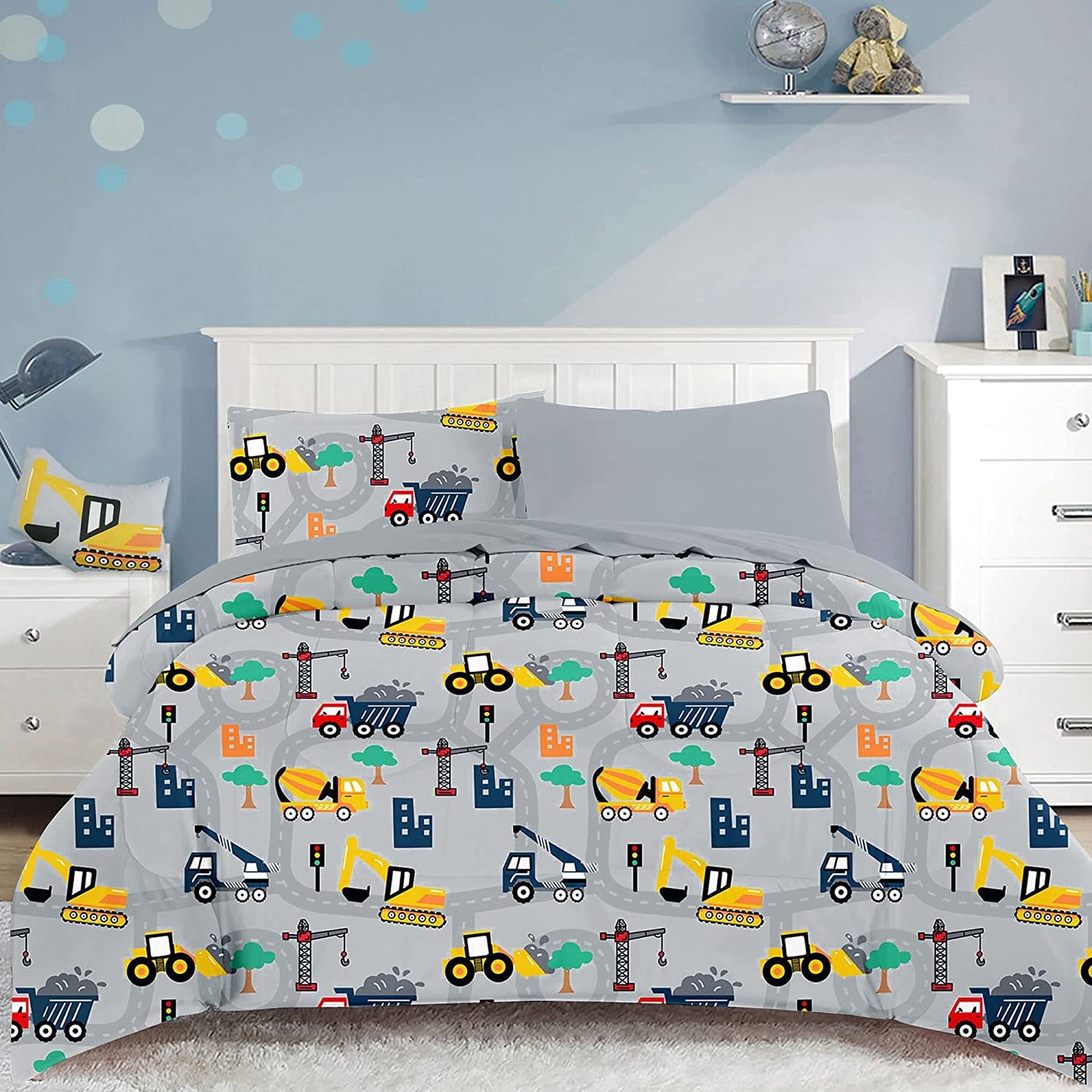 Kids Comforter Bed Set for Girls and Boys