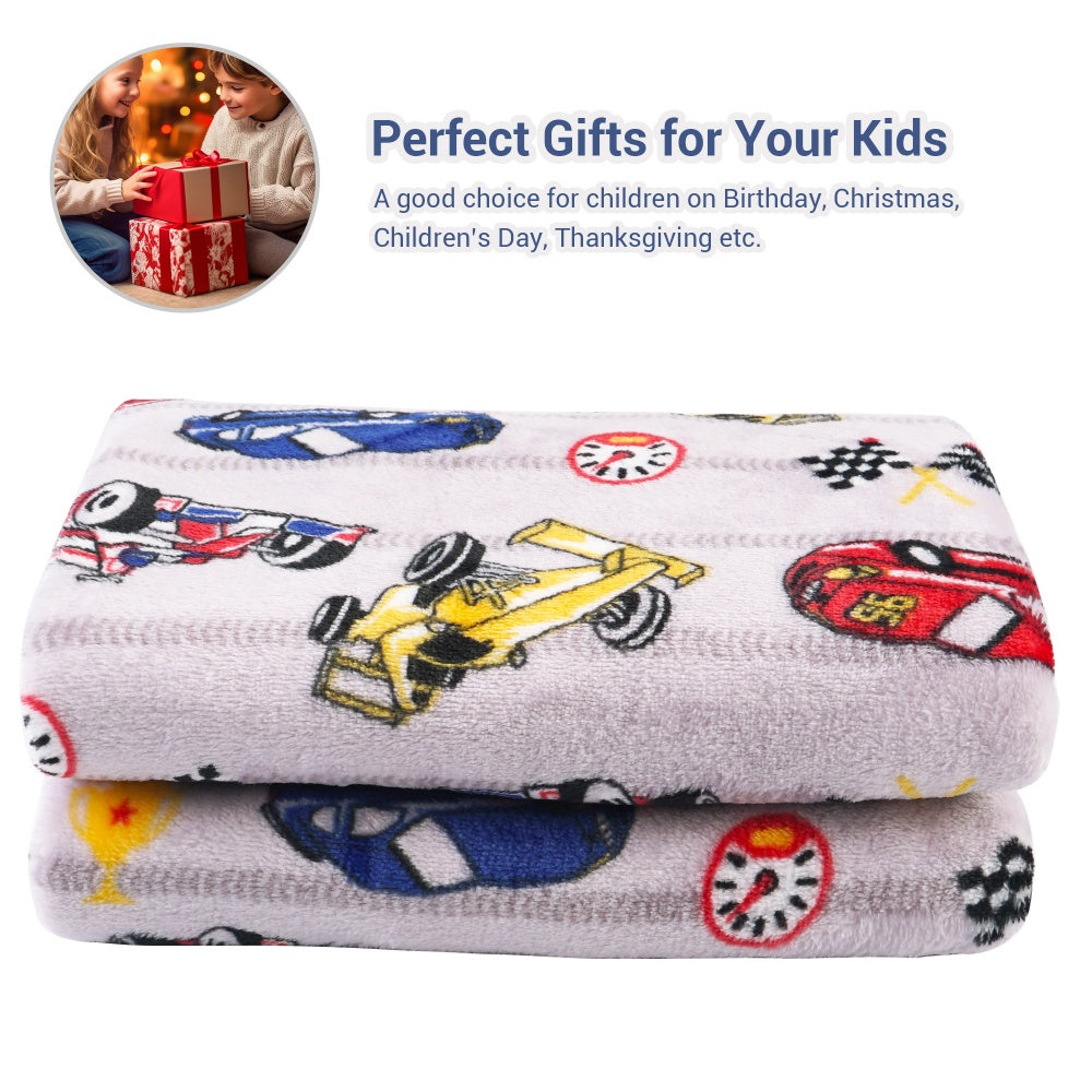 Softan Cozy & Cute Fleece Blanket for Kids, 2 Sizes