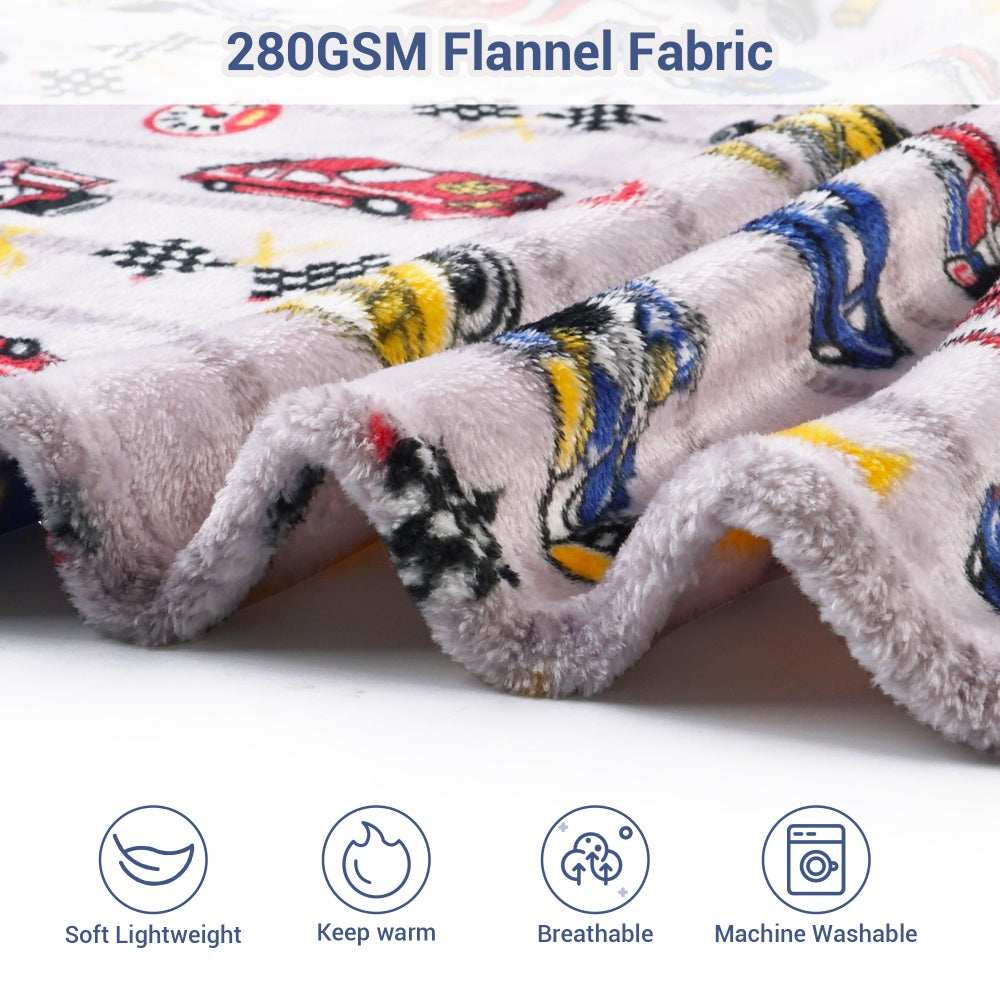 Softan Cozy & Cute Fleece Blanket for Kids, 2 Sizes