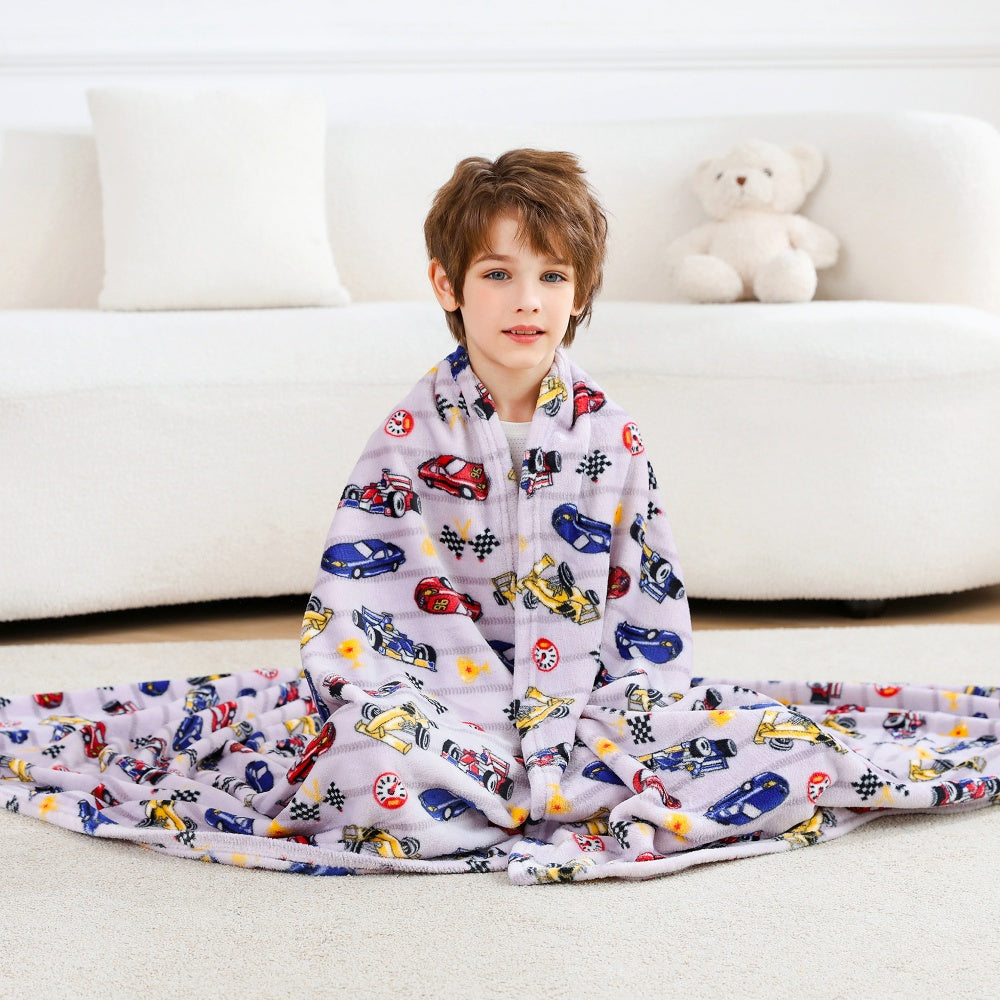 Softan Cozy & Cute Fleece Blanket for Kids, 2 Sizes