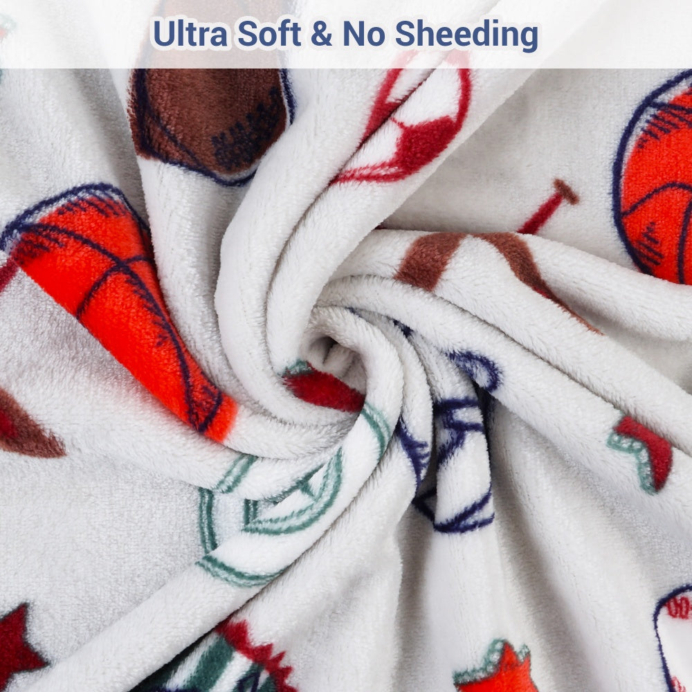 Softan Cozy & Cute Fleece Blanket for Kids, 2 Sizes