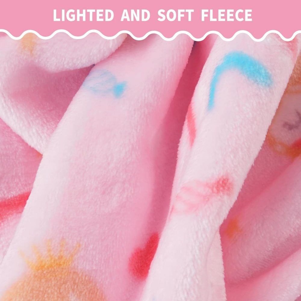 Softan Cozy & Cute Fleece Blanket for Kids, 2 Sizes