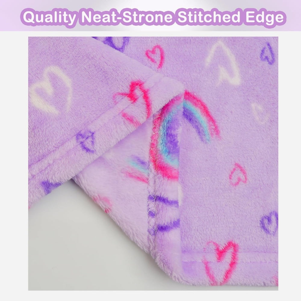 Softan Cozy & Cute Fleece Blanket for Kids, 2 Sizes