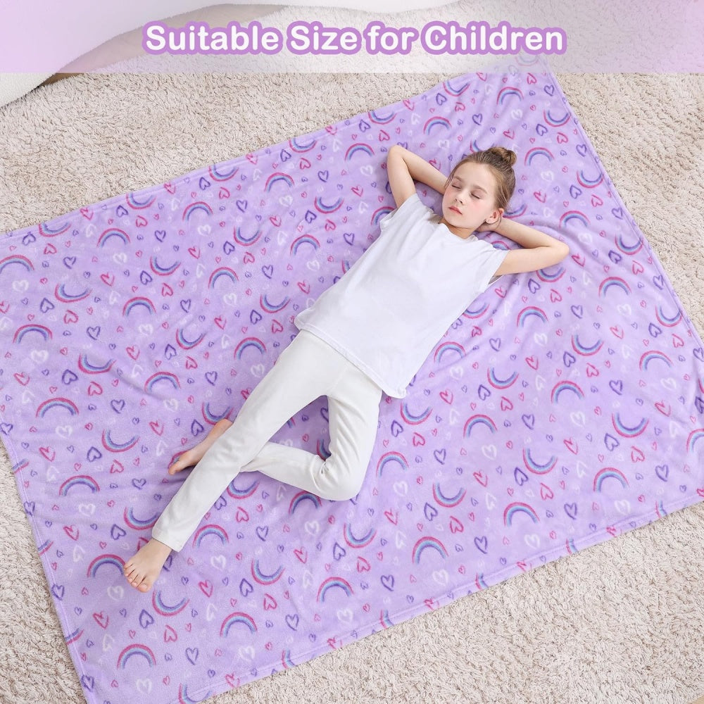 Softan Cozy & Cute Fleece Blanket for Kids, 2 Sizes
