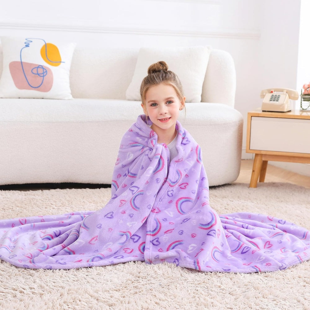 Softan Cozy & Cute Fleece Blanket for Kids, 2 Sizes