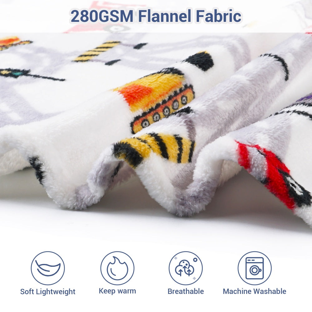 Softan Cozy & Cute Fleece Blanket for Kids, 2 Sizes
