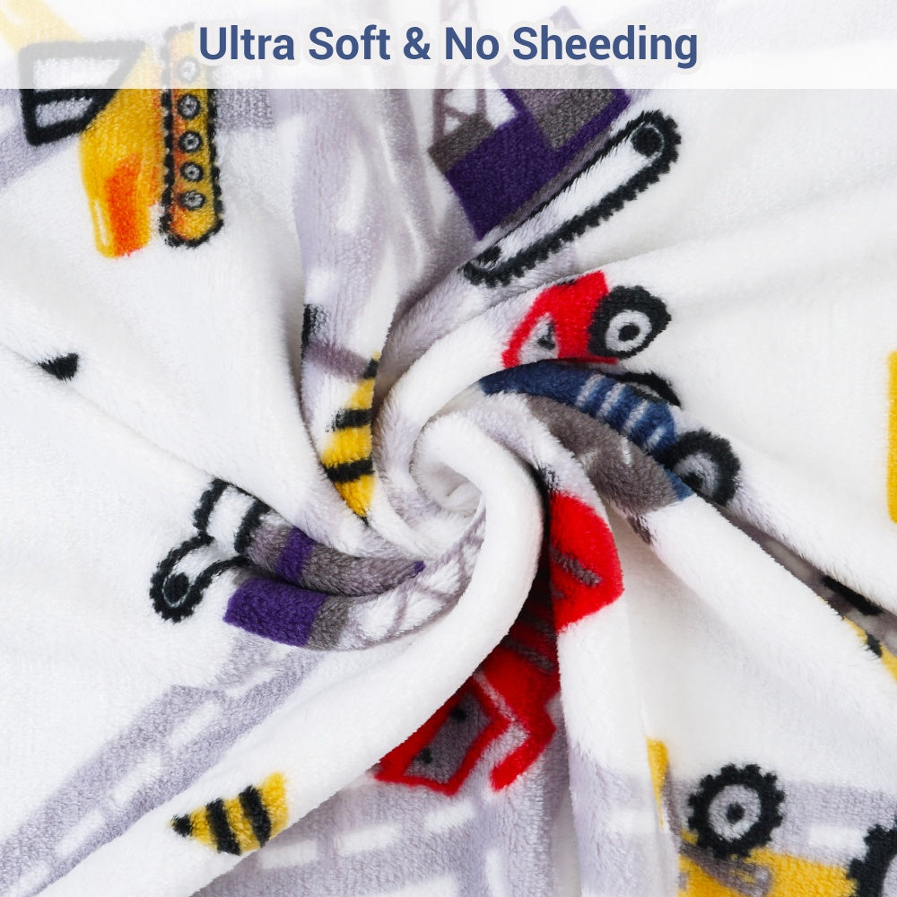 Softan Cozy & Cute Fleece Blanket for Kids, 2 Sizes