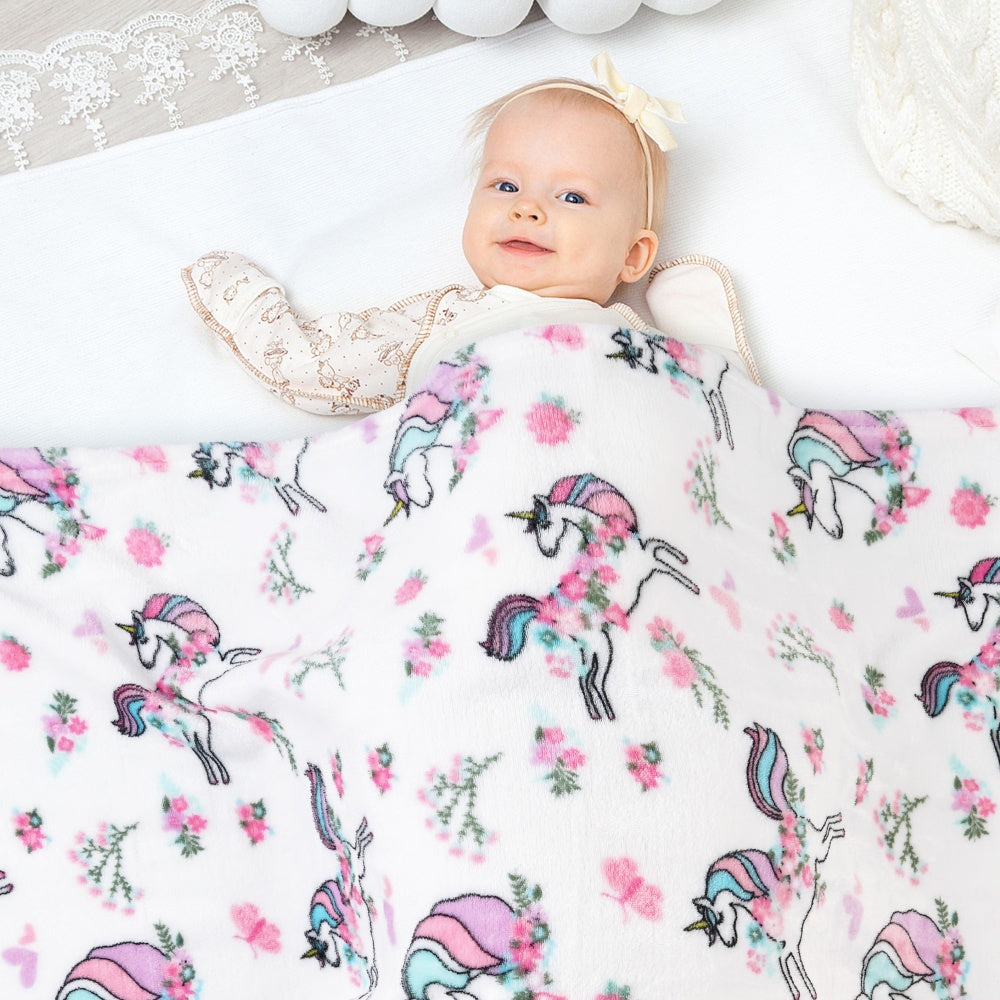 Softan Cozy & Cute Fleece Blanket for Kids, 2 Sizes