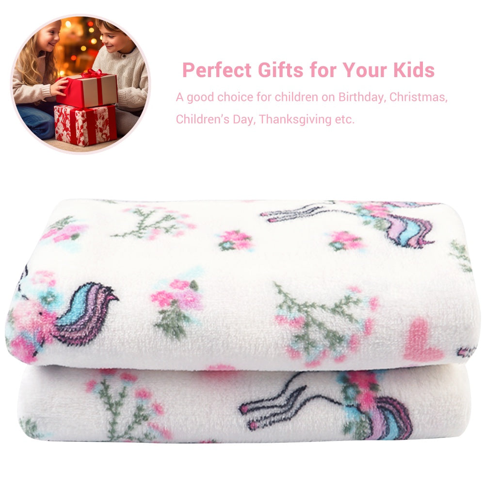 Softan Cozy & Cute Fleece Blanket for Kids, 2 Sizes