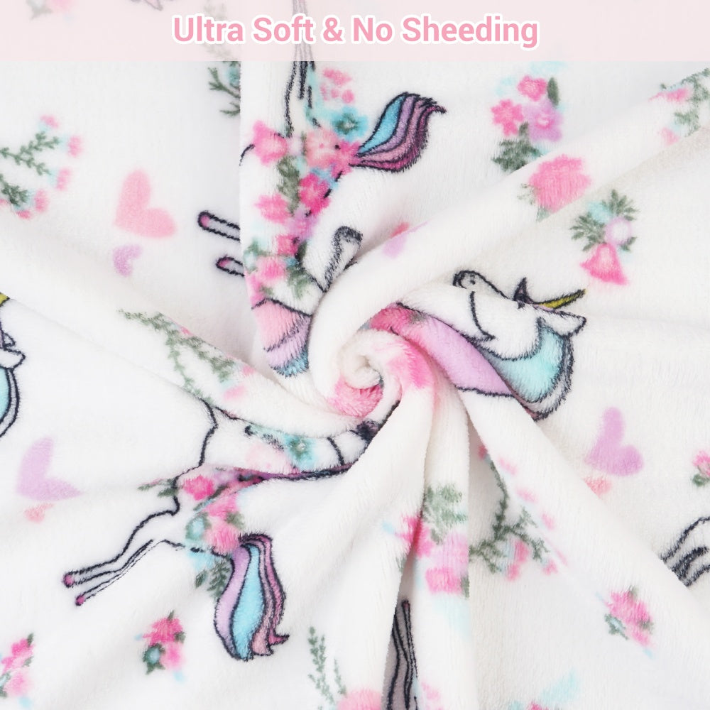Softan Cozy & Cute Fleece Blanket for Kids, 2 Sizes