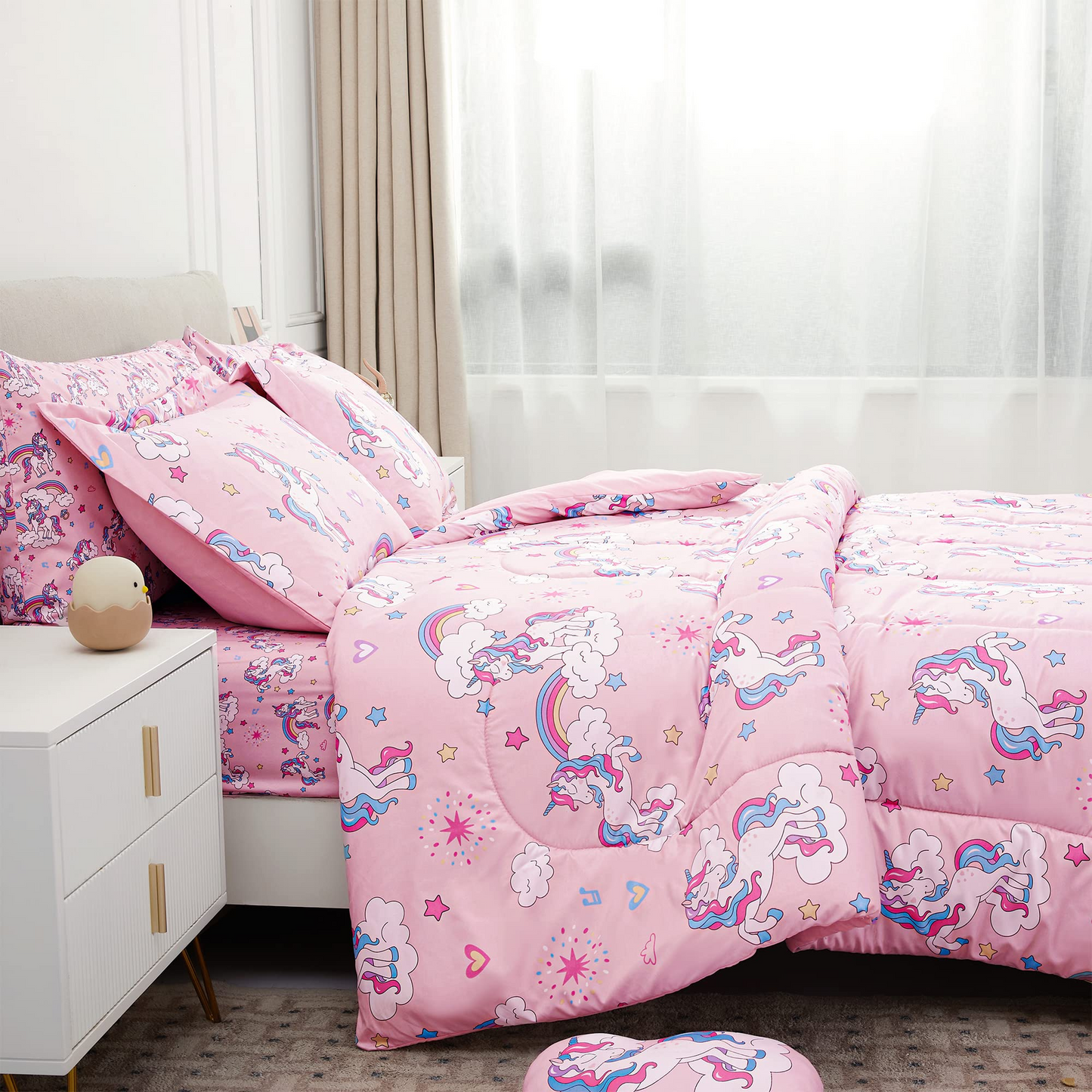 Kids Comforter Bed Set for Girls and Boys