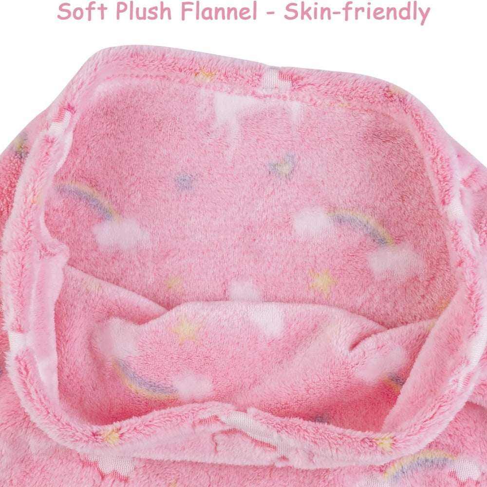 Softan Rainbow Mermaid Foil Tail Blanket for Kids