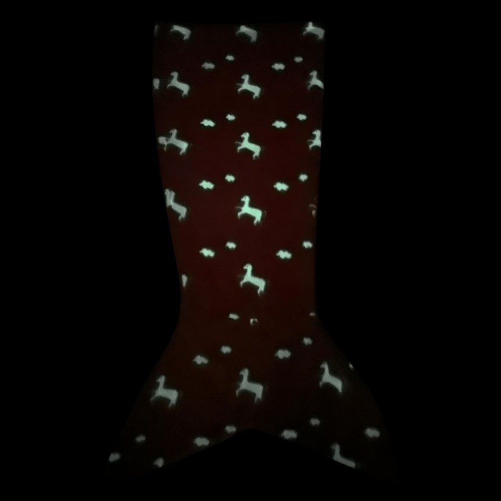 Softan Rainbow Mermaid Foil Tail Blanket for Kids