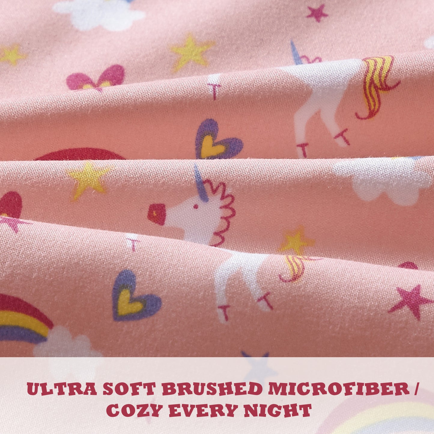 Softan 3pcs Breathable and Silky Soft Feeling Bedding Set for Kids