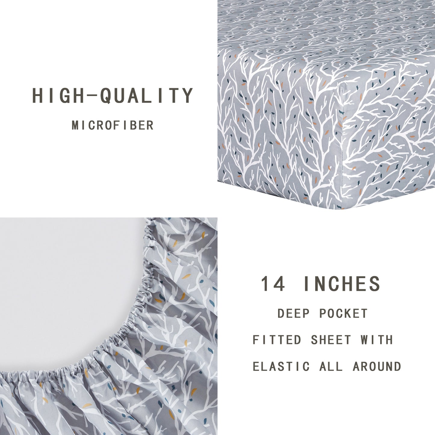 Softan Comfort Ultra-Soft Double Brushed Microfiber Sheet Set