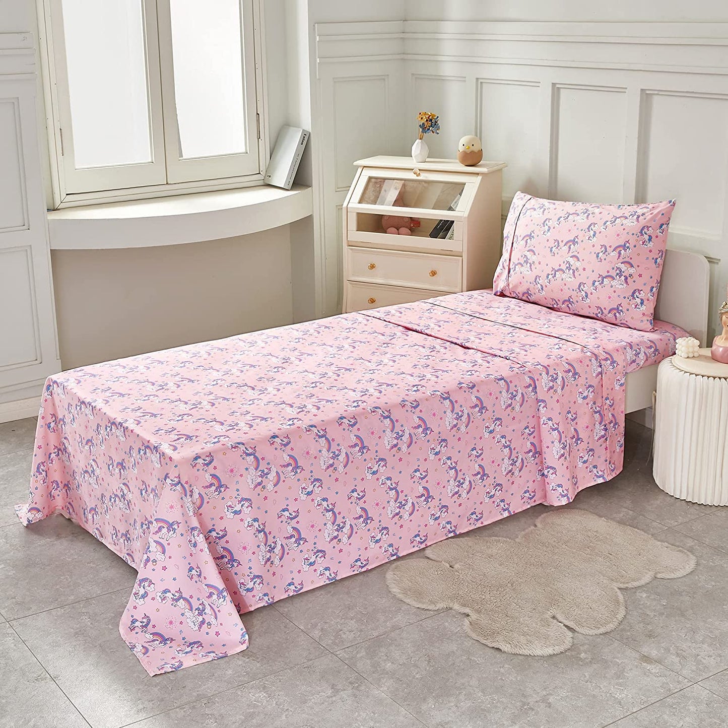 Softan 3pcs Breathable and Silky Soft Feeling Bedding Set for Kids