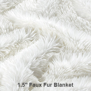 Softan Dual Sided Cozy Faux Fur Throw Blanket