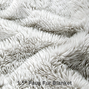 Softan Dual Sided Cozy Faux Fur Throw Blanket