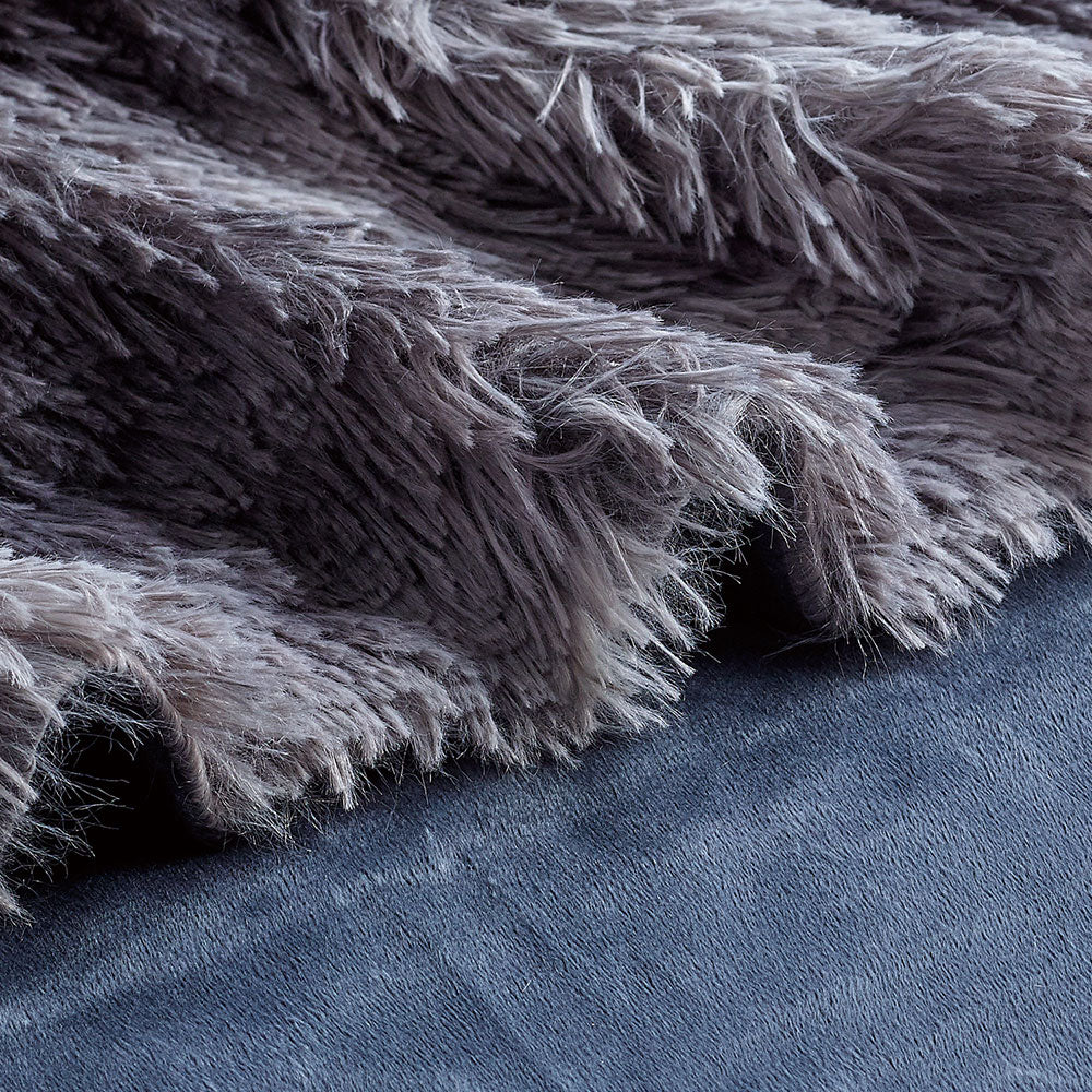 Softan Soft Shaggy Faux Fur Throw Blanket