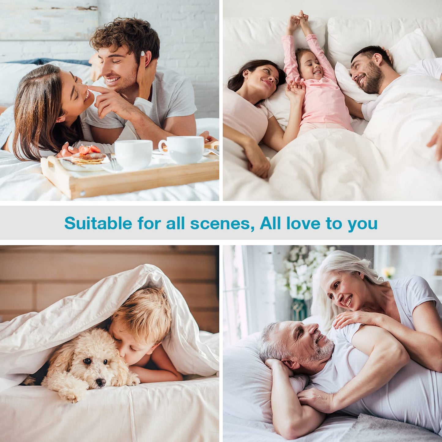 Quilted Fitted Waterproof Mattress Protector Deep Pocket for 6-18 inches Breathable Soft