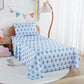 Striped Flower Kids Bed Sheet Set