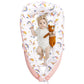 Softan Baby Nest Lounger -Soft & Breathable Portable Cotton Newborn Crib Bassinet Mattress