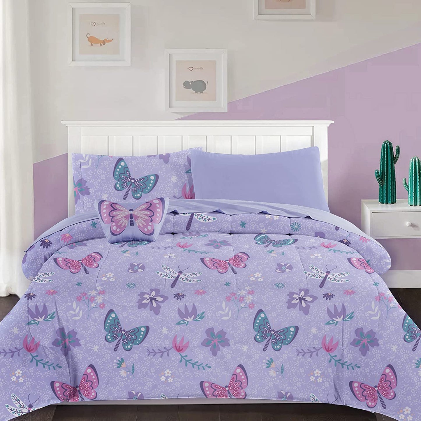 Kids Comforter Bed Set for Girls and Boys