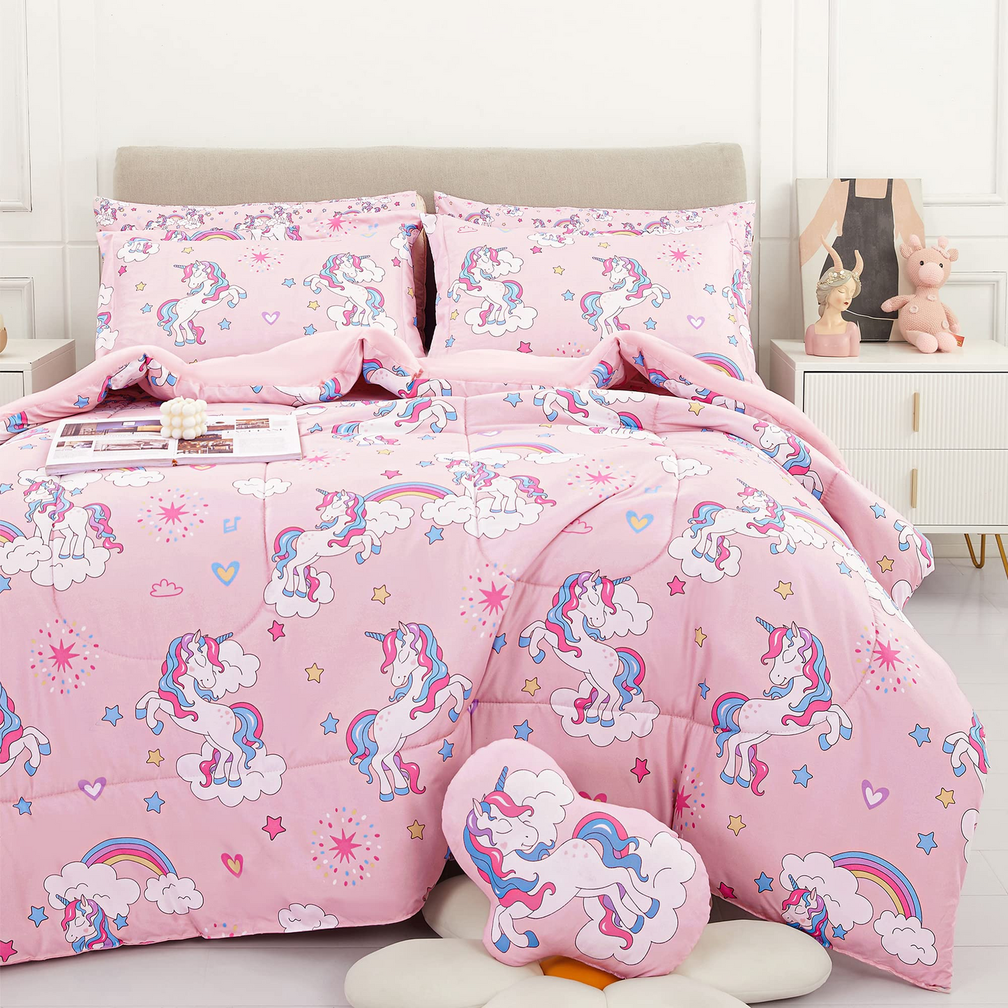 Kids Comforter Bed Set for Girls and Boys