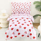 Butterfly Toddler Bedding Set for Girls, 4 Piece Bed-in-a-Bag Toddler Comforter Sets, Super Soft Comforter Sheet Set and Comfortable Microfiber Toddler Bed Set