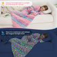 Star Kids Wearable Fleece Blanket with Sleeves & Foot Pocket