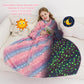 Star Kids Wearable Fleece Blanket with Sleeves & Foot Pocket