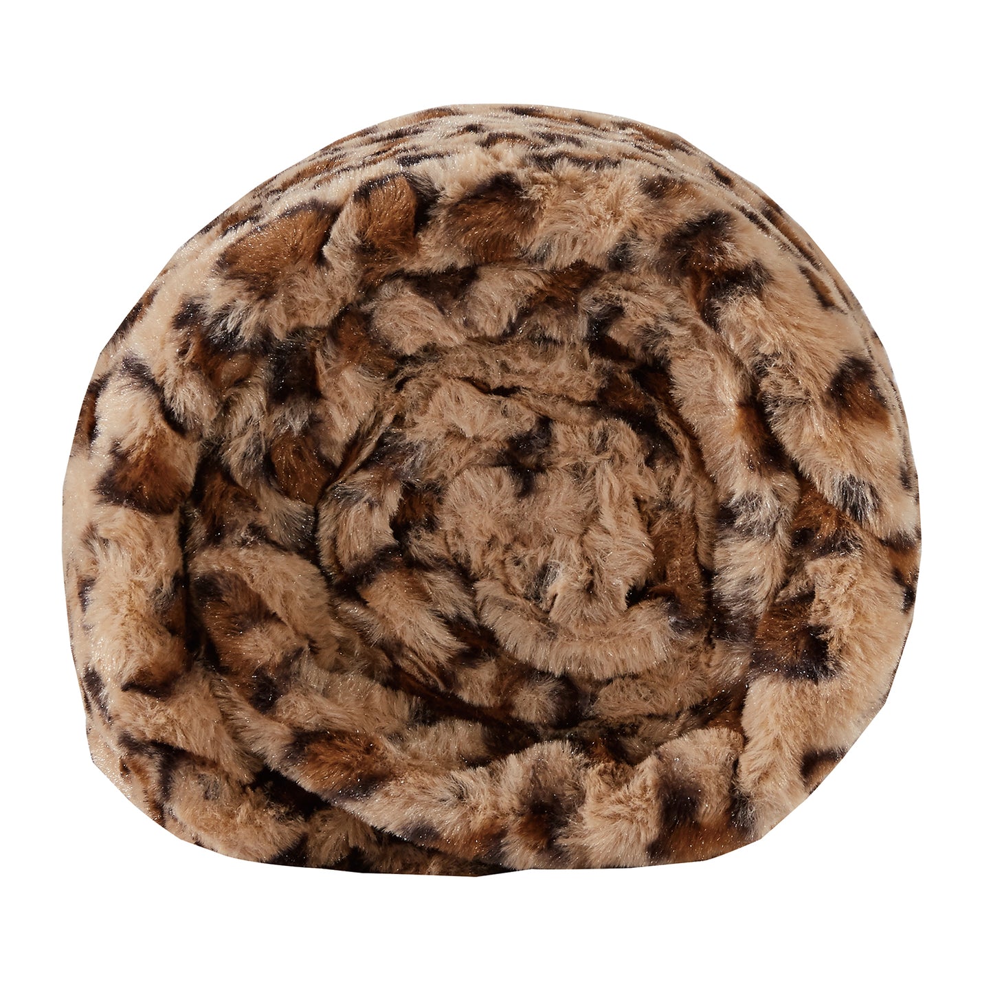 Softan Leopard Print Faux Fur Throw Blanket