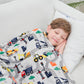 Softan Construction Truck Fleece Blanket for Boys 50x60 Inch