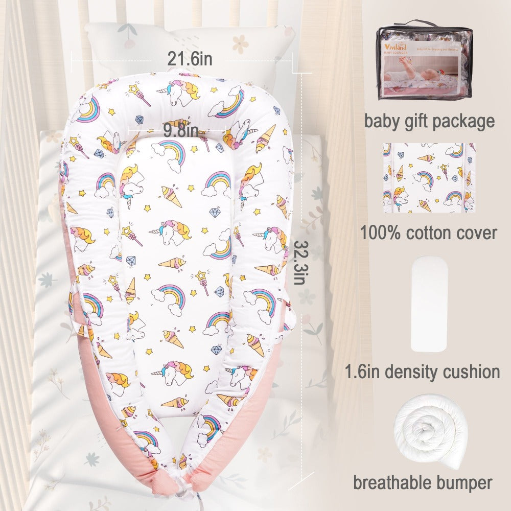 Buy Miyanuby Baby Nest  Crown Cotton Baby Bassinet Lounger Cribs