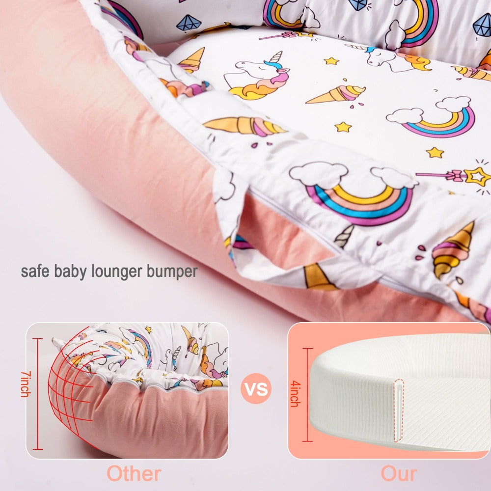 Buy Miyanuby Baby Nest  Cotton Baby Bassinet Lounger Cribs