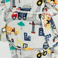 Wearable Construction Truck Fleece Blanket with Sleeves & Foot Pocket for Girls