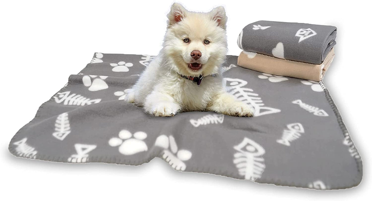 Softan Premium Fleece Pet Blanket Washable, Warm and Soft Bed Cover Throw