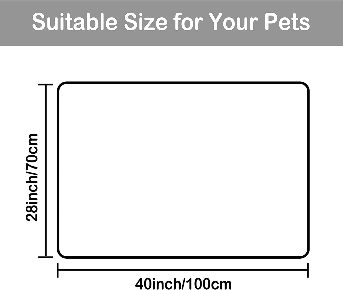 Softan Premium Fleece Pet Blanket Washable, Warm and Soft Bed Cover Throw