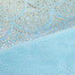 Softan Rainbow Mermaid Foil Blue Tail Blanket