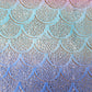 Softan Rainbow Mermaid Foil Blue Tail Blanket