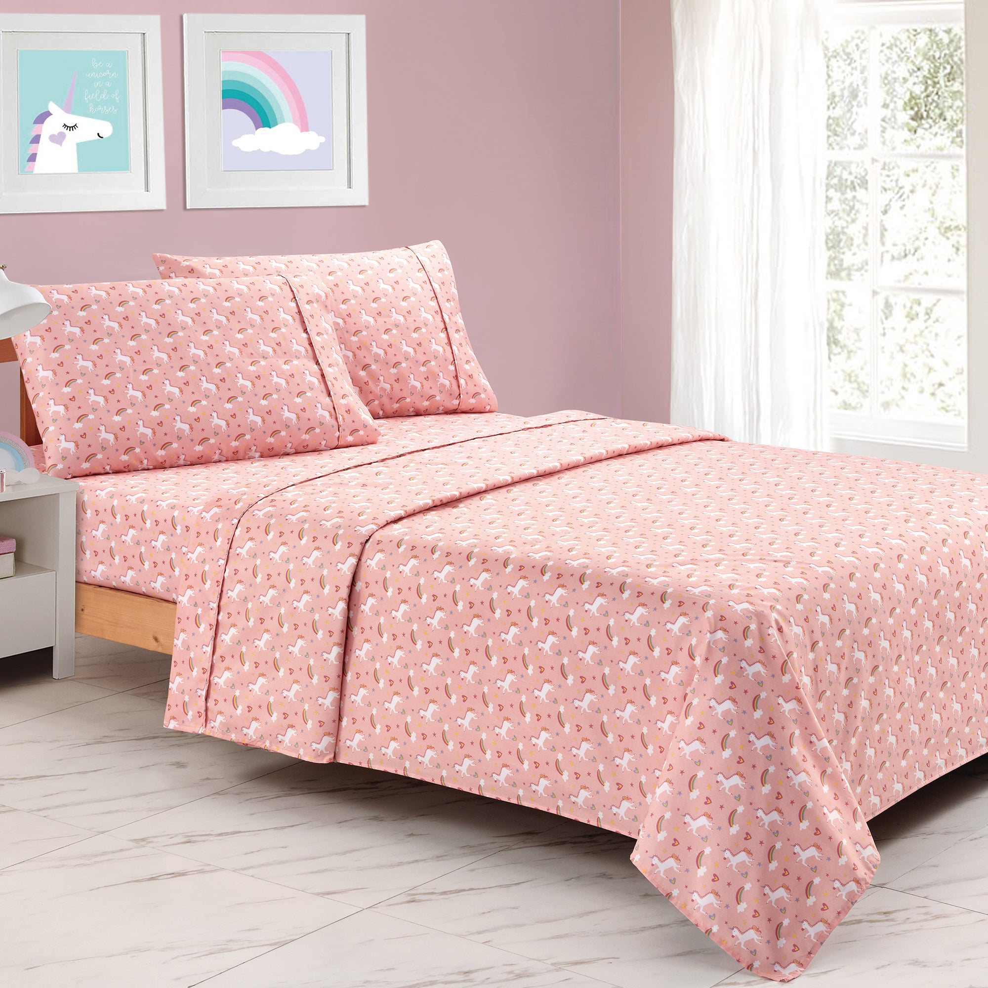 Kids single hotsell bed sheet sets