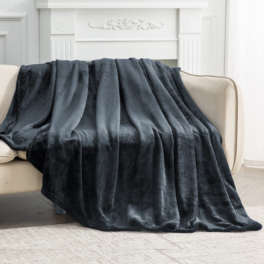 Softan 350 GSM Throw Lightweight Fleece Blanket for Bed, Sofa, Couch Suitable for All Season