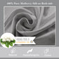 100% Pure Mulberry Silk Pillowcases with Hidden Zipper, Both Side Soft Silk Pillow Case