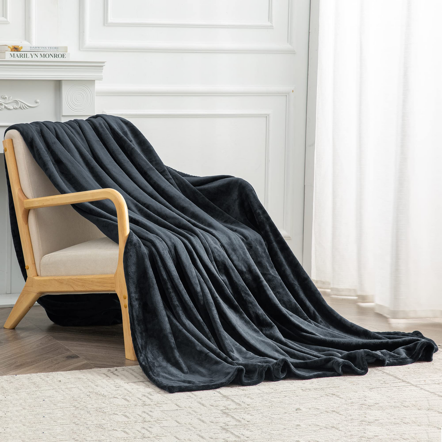 Softan 350 GSM Throw Lightweight Fleece Blanket for Bed, Sofa, Couch Suitable for All Season